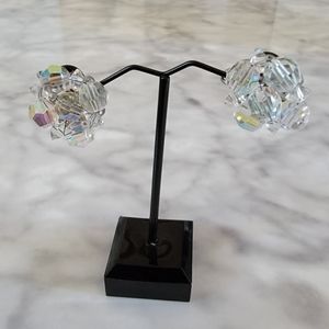 1950's Iridescent Bead Button Earrings, Bundle 3/$18, 4/$20